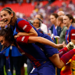 Barcelona wins the Women's Champions League title for the third time.